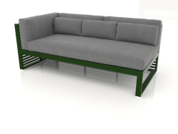Modular sofa, section 1 left (Bottle green)