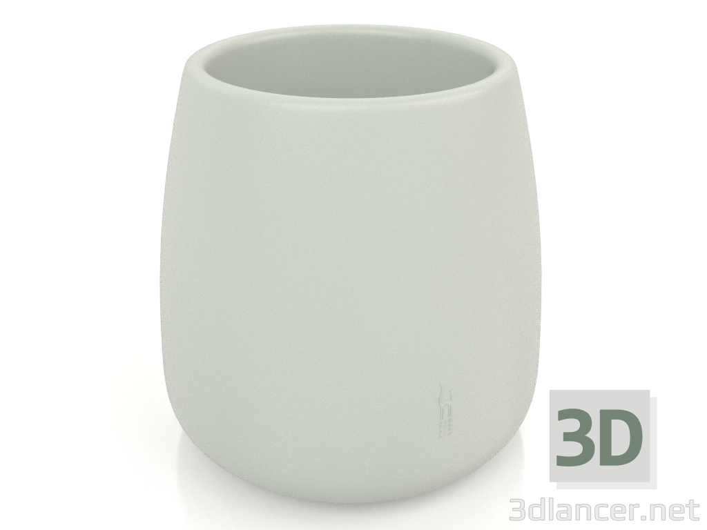 modello 3D Vaso per piante 1 (Grigio cemento) - anteprima