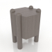 Modelo 3d Mesa lateral MERFI No. 2 (opção 2) - preview