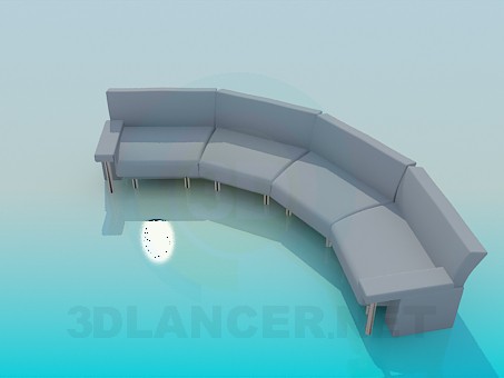 3d модель Диван – превью 3d модель Диван – превью