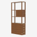 3d model Shelving unit with drawers - preview