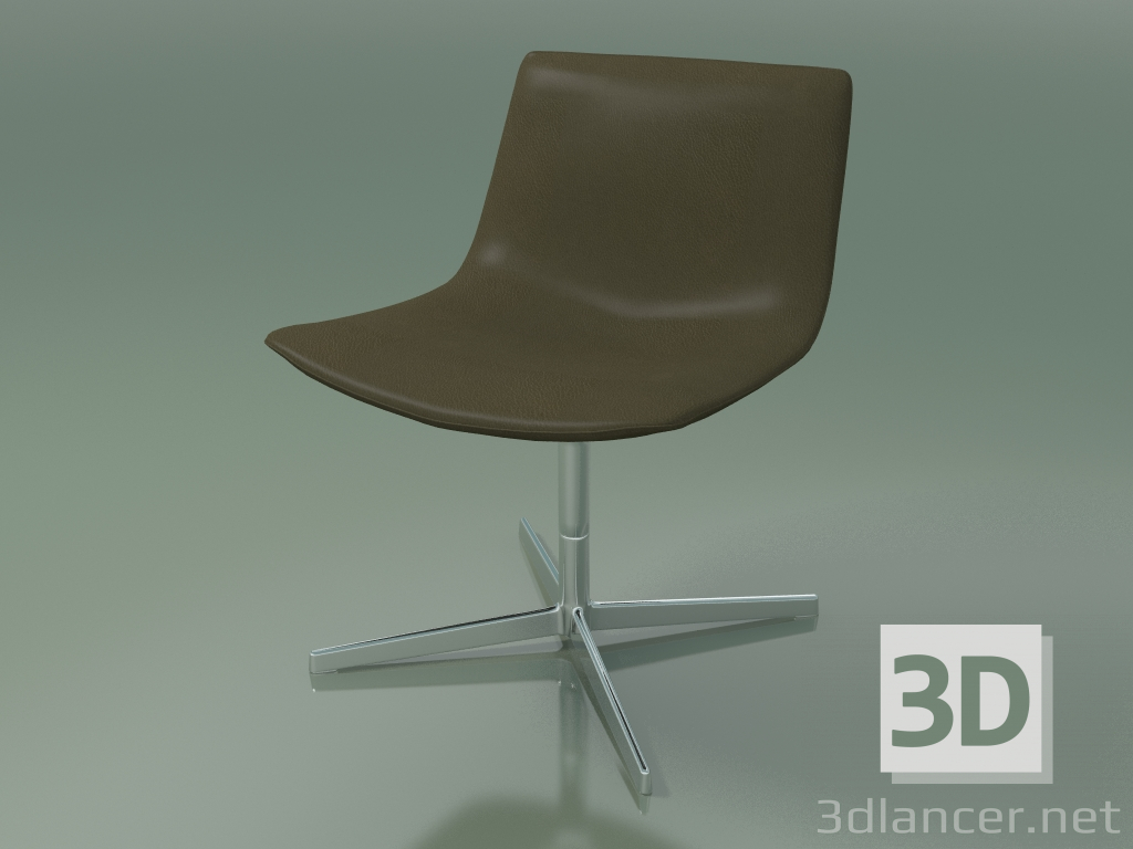 modello 3D Sedia da conferenza 2124 (4 gambe, senza braccioli) - anteprima
