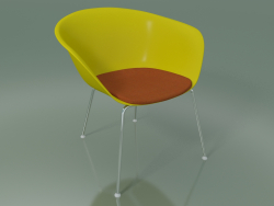 Lounge chair 4222 (4 legs, with seat cushion, PP0002)