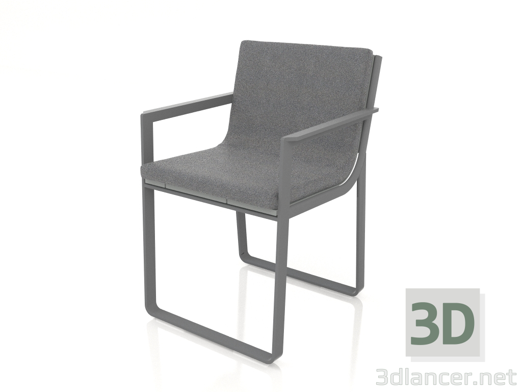 3d model Dining chair (Anthracite) - preview