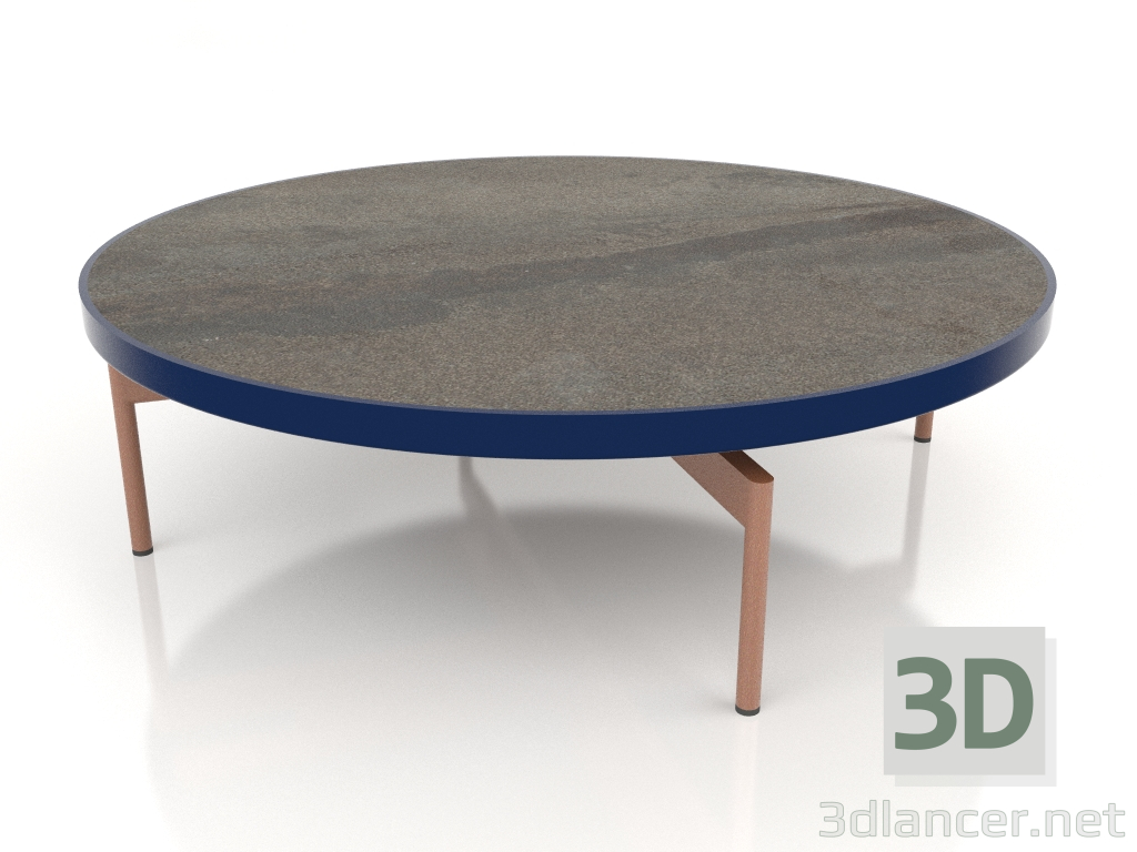 modello 3D Tavolino rotondo Ø120 (Blu notte, DEKTON Radium) - anteprima
