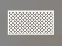 Grilles de ventilation en plâtre VR 018 (229x429x12)