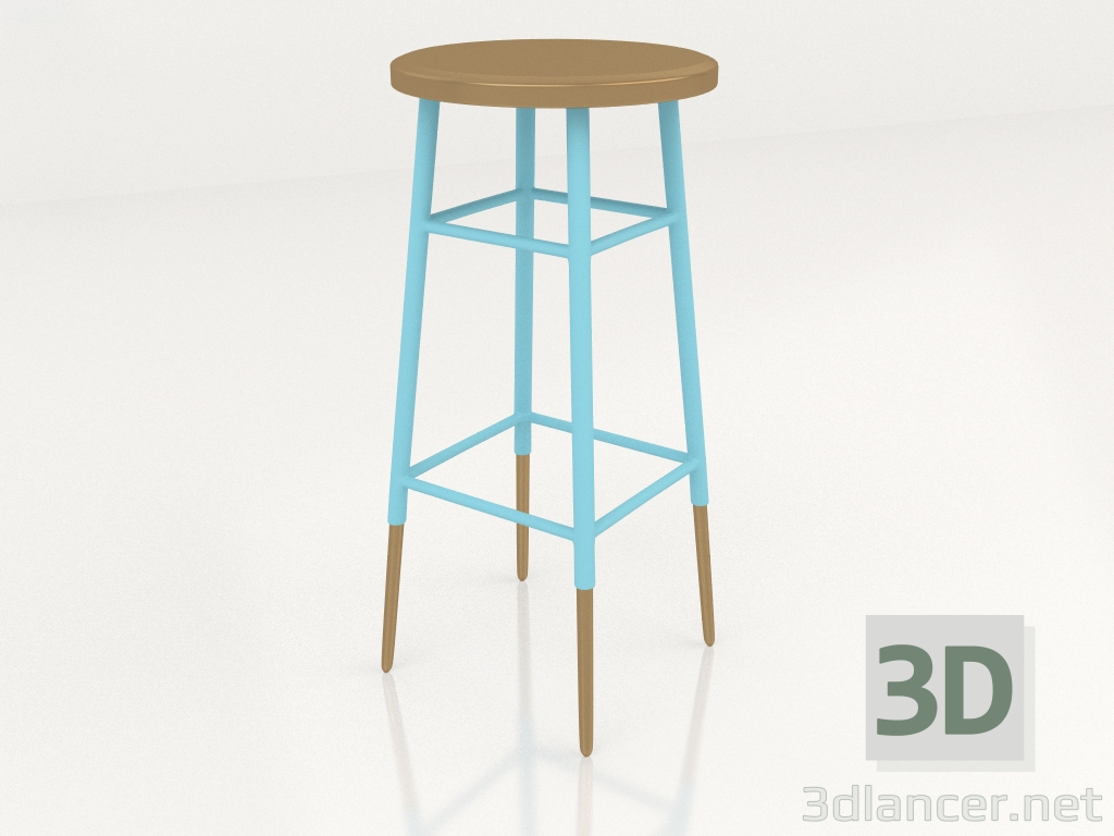 Modelo 3d Banqueta de bar FM03-MI00WG00 - preview
