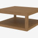 Modelo 3d Mesa de café quadrada Tennessee - preview
