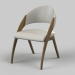 modèle 3D de Chaise de table moderne crème Modrest Lucas acheter - rendu