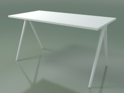 Table rectangulaire 5400 (H 74 - 69x139 cm, mélamine N01, V12)