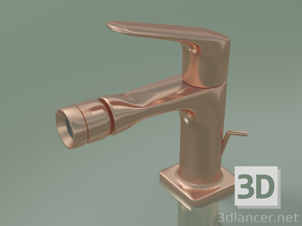 3D Modell Einhebel-Bidetmischer (34210310) - Vorschau