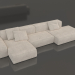 3D Modell Modulares Sofa BOCA NAVI - Vorschau