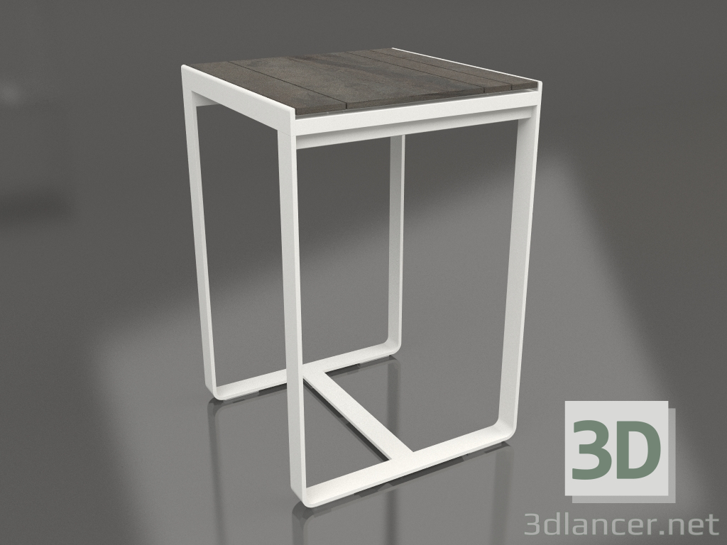 3D modeli Bar masası 70 (DEKTON Radyum, Akik gri) - önizleme