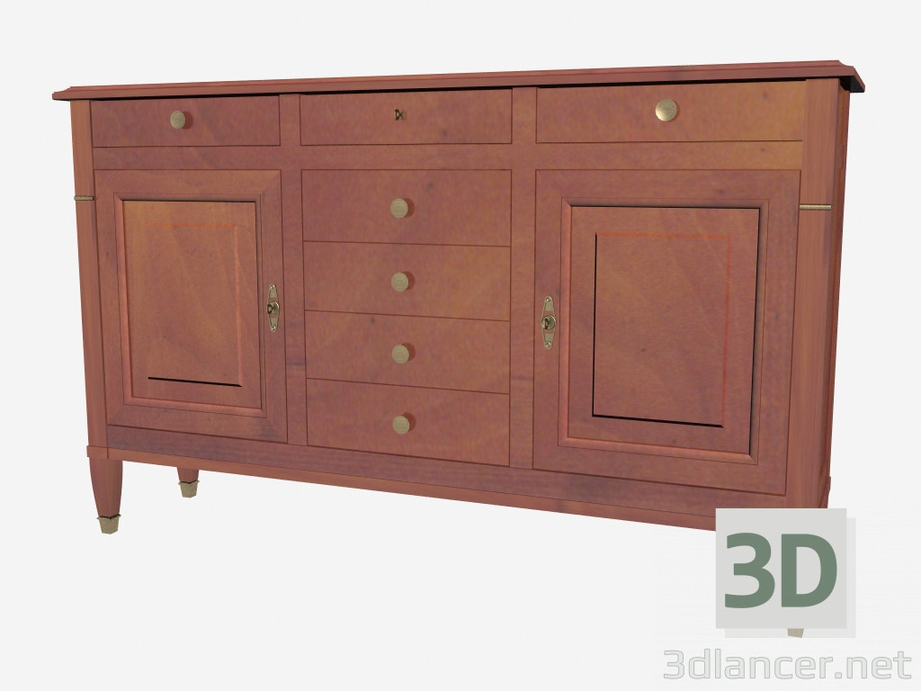 3d model Chest of drawers: BD210 - preview