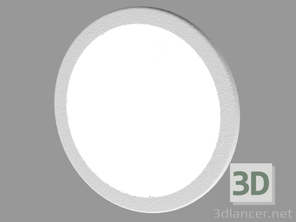 modello 3D LED Apparecchio da incasso parete (DL18427 11WW-R Bianco) - anteprima