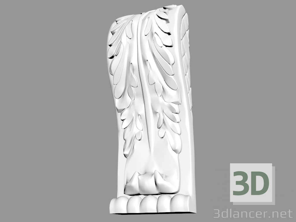 3D modeli B976 köşeli ayraç - önizleme