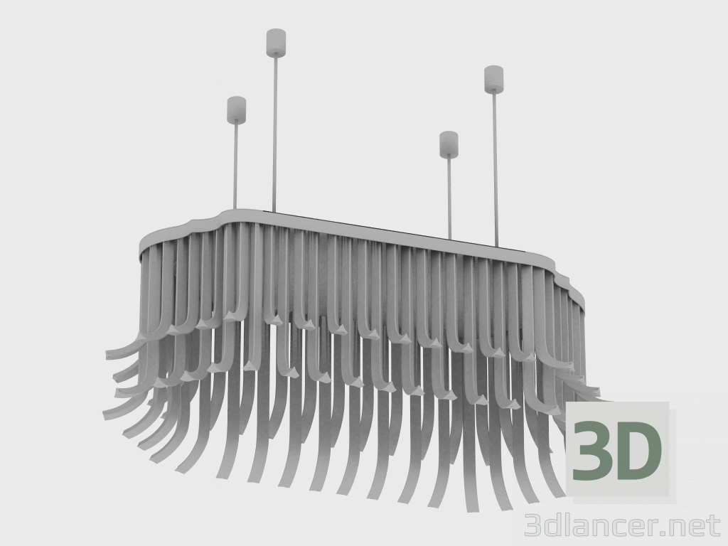 modello 3D Lampadario DALMA - anteprima
