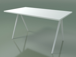 Table rectangulaire 5401 (H 74 - 79x139 cm, mélamine N01, V12)