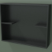 3D Modell Offene Box mit Regalen (90U31002, Deep Nocturne C38, L 60, P 12, H 48 cm) - Vorschau