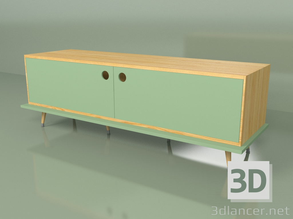 modèle 3D Bordure Woodi (clé) - preview