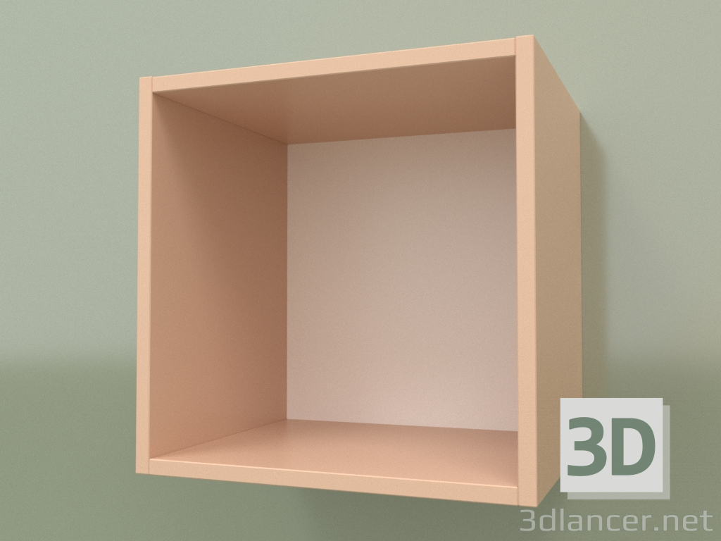 3D Modell Aufklappbares offenes Regal (Ingwer) - Vorschau