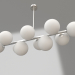 3d model Sida chandelier chrome, square base (07508-10A,02) - preview