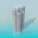 3D Modell Mehrstöckige Appartementhaus - Vorschau
