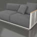 modèle 3D Module canapé section 1 droite (Gris agate) - preview
