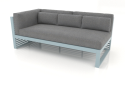 Modular sofa, section 1 left (Blue gray)
