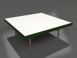 Table basse carrée (Vert bouteille, DEKTON Zenith)