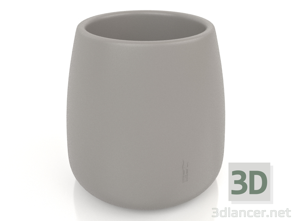 modello 3D Vaso per piante 1 (grigio quarzo) - anteprima