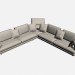 3d модель Кутовий диван співробітники лінія 1 – превью