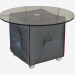 modèle 3D Table basse avec garniture en cuir J136 - preview
