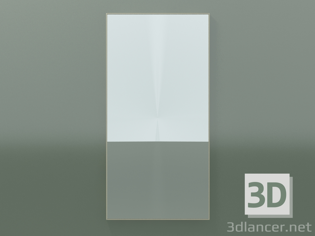 3D Modell Spiegel Rettangolo (8ATCG0001, Knochen C39, Н 144, L 72 cm) - Vorschau