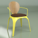Modelo 3d Cadeira Louix com almofada (amarelo mate) - preview