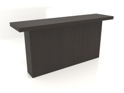 Console table KT 10 (1600x400x750, wood brown dark)