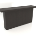 3D modeli Konsol masası KT 10 (1600x400x750, ahşap kahverengi koyu) - önizleme