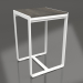 modèle 3D Table de bar 70 (DEKTON Radium, Blanc) - preview