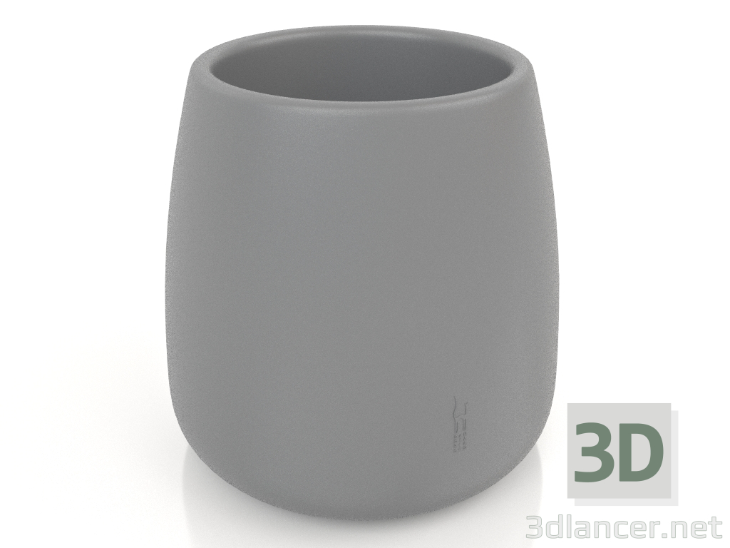 modèle 3D Pot de fleurs 1 (Anthracite) - preview
