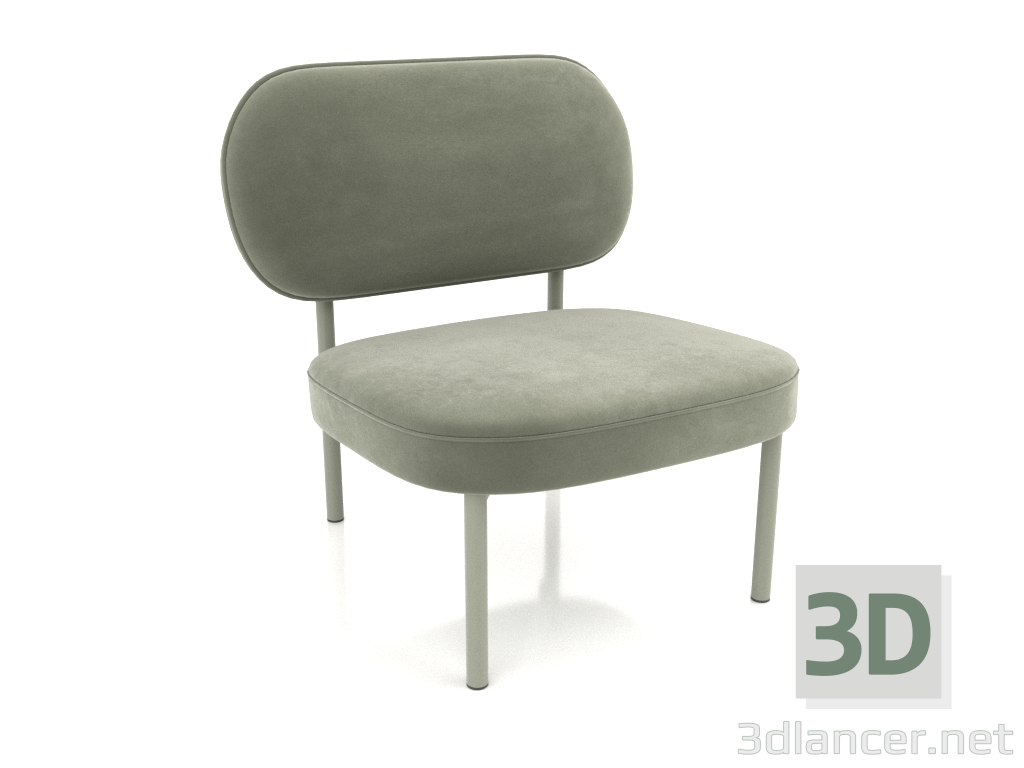 3d model Sillón Toptynych (menta) - vista previa