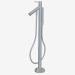 3d model Bathroom mixer with vertical base - preview