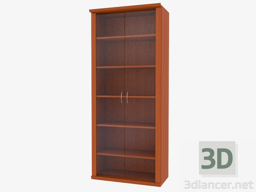 3d model Shelf with glass doors (9701-14) - preview
