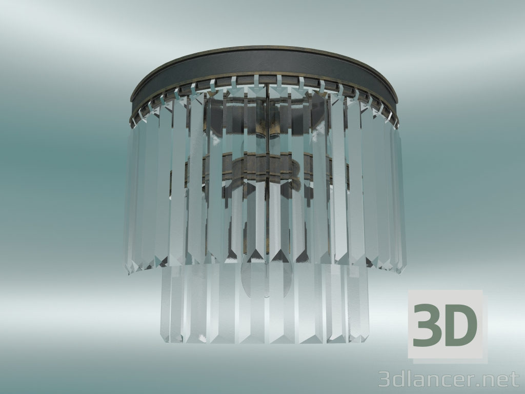 3D Modell Gatsby Wandleuchte (5966-2B) - Vorschau