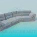 3d model Sofa - preview