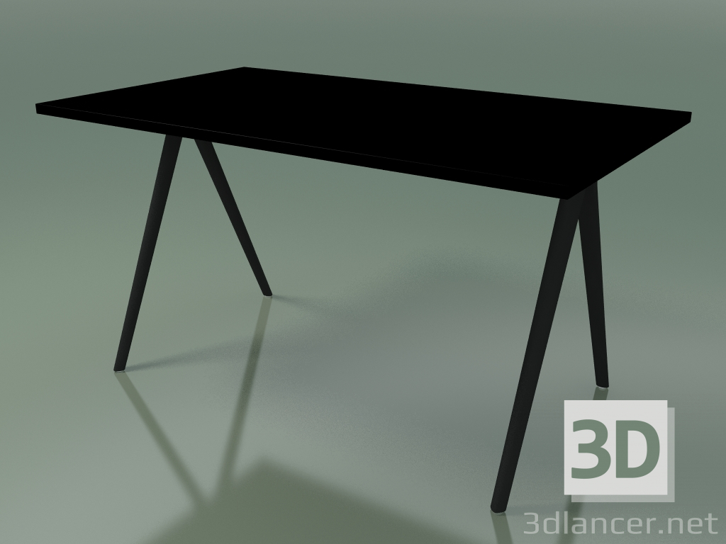 modello 3D Tavolo rettangolare 5401 (H 74 - 79x139 cm, melamina N02, V44) - anteprima
