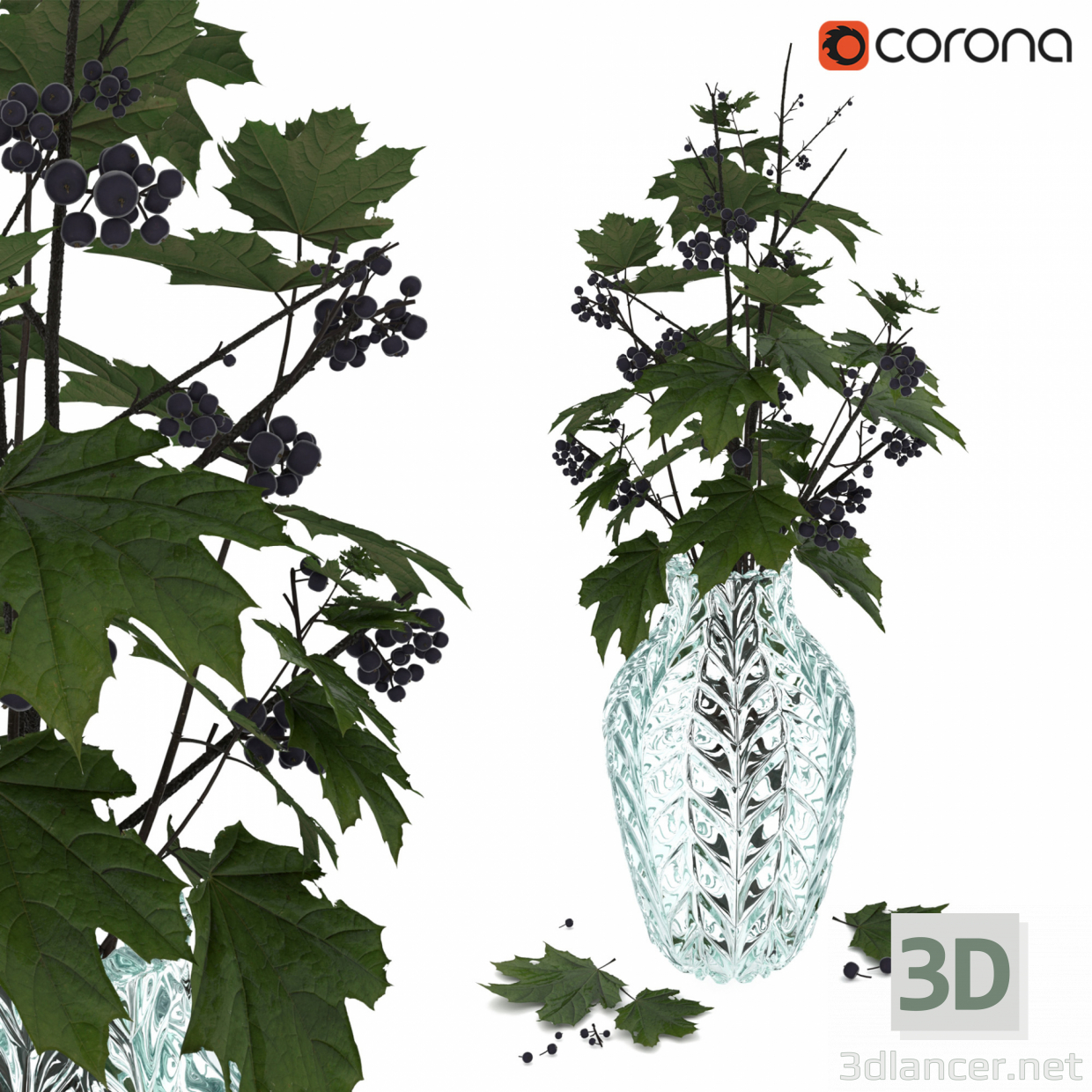 Blumenstrauß 002 3D-Modell kaufen - Rendern