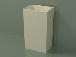 Floor-standing washbasin (03UN26101, Bone C39, L 48, P 36, H 85 cm)