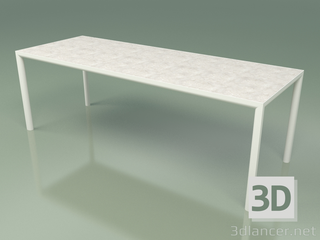 3d model Dining table 003 (Metal Milk, Gres Clay) - preview