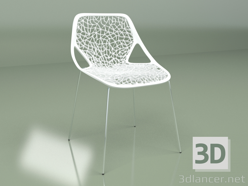 3D Modell Stuhl Caprice 2 (weiß) - Vorschau