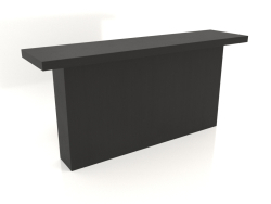 कंसोल टेबल केटी 10 (1600x400x750, लकड़ी का काला)